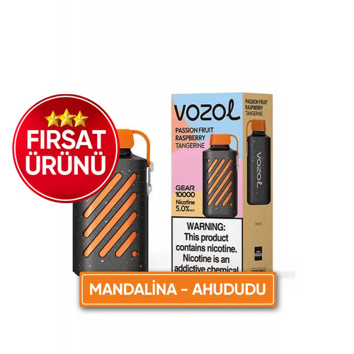 Vozol Gear 10000 Puff Passion Fruit Raspberry Tangerine